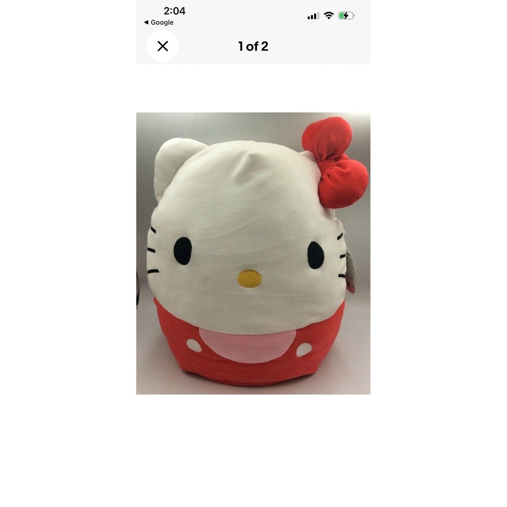 Red Hello Kitty Squishmallows 20" Jumbo Pillow Plush, NEW WITH TAGS